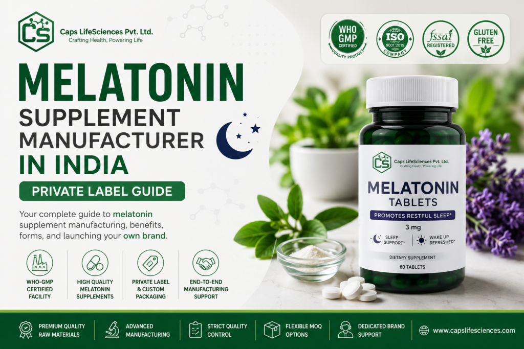 melatonin supplement manufacturer